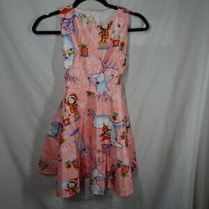 Ayomis Youth Girl Pink Christmas Dress Size 150